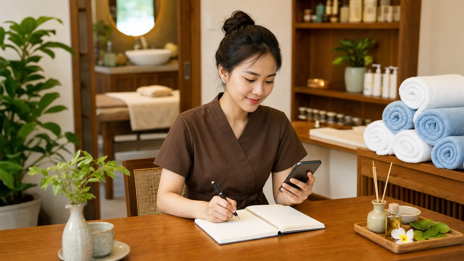 Chủ spa nhỏ lên kế hoạch nội dung và chăm sóc khách hàng